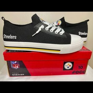 *GAME DAY Mark Down!* Pittsburgh Steelers Knit Canvas Sneakers (women’s)